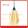 Inextensible Fixed Steel Handle Microfiber Water Mop With Polybag 